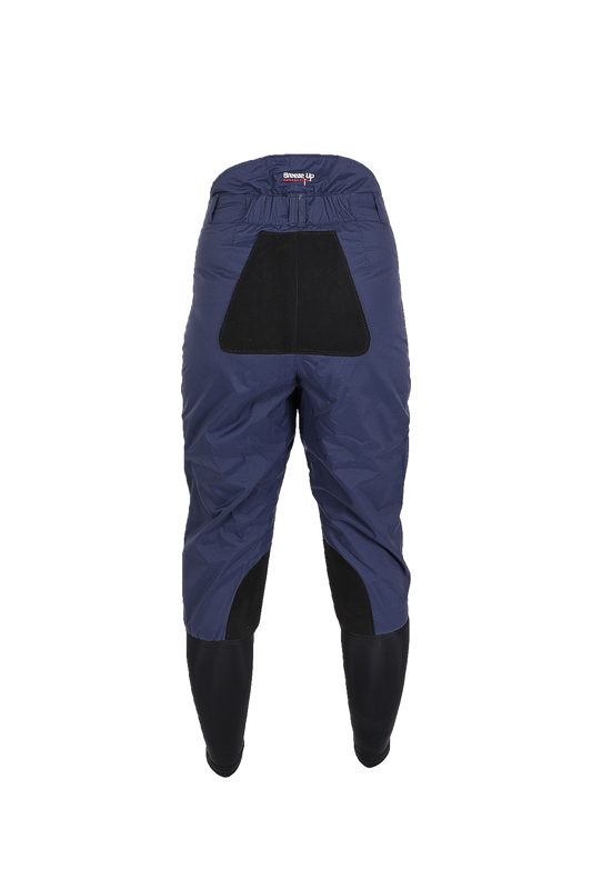 Boomerang Equestrian - Breeze Up Oxford Showerproof 3/4 Breeches Navy/Black