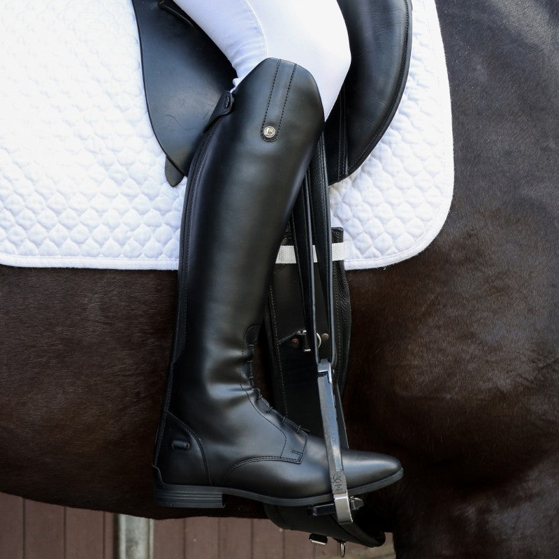 Boomerang Equestrian - Brogini Albareto Field Boot Black Slim Calf