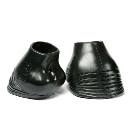 Boomerang Equestrian - Acavallo Anatomic No Turn Gel Over Reach Boots Black