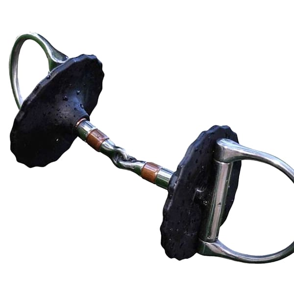 Boomerang Equestrian - Acavallo Soft Gel Bit Guards Black
