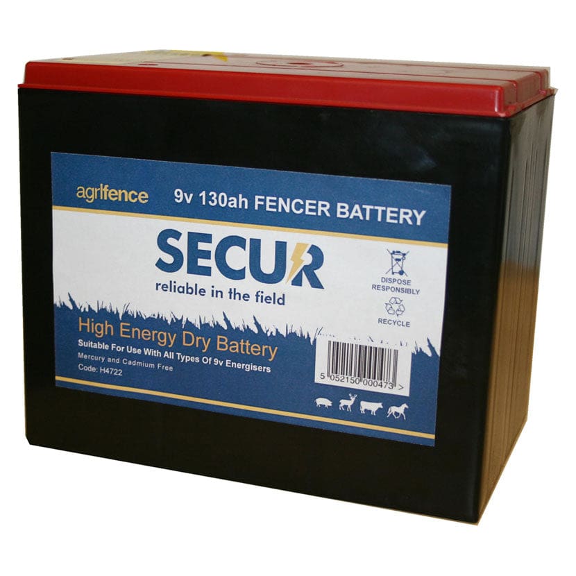 Boomerang Equestrian - Agrifence 9V 130AH Dry Battery