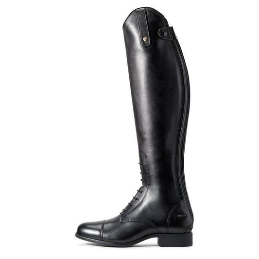 Boomerang Equestrian - Ariat Clearance Footwear Ladies Heritage Contour II Field Zip Long Riding Boot Black