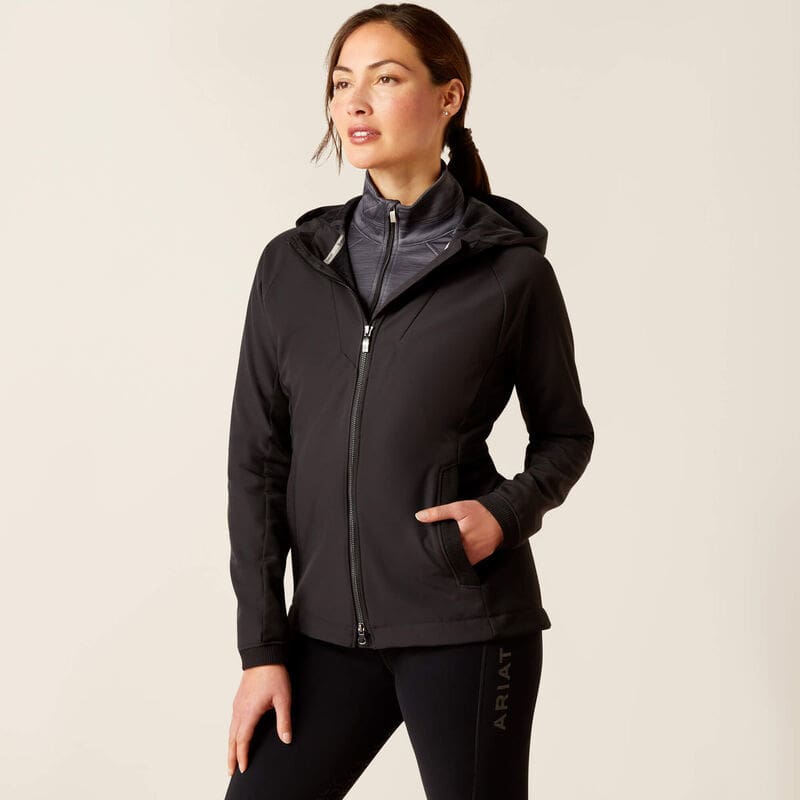 Boomerang Equestrian - Ariat Ladies Parodist Softshell Jacket Black