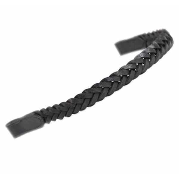 Boomerang Equestrian - Shires Aviemore Velociti Gara Plaited Browband Black