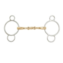  BR Double Jointed Three Ring Gag Soft Contact Bit - Bit