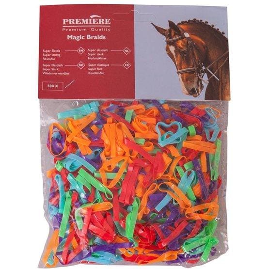 Boomerang Equestrian - BR Premiere Magic Braids Plaiting Bands Multicolour