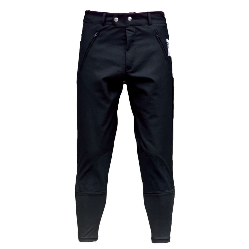 Boomerang Equestrian - Breeze Up 3/4 Exercise Breeches Black/Black
