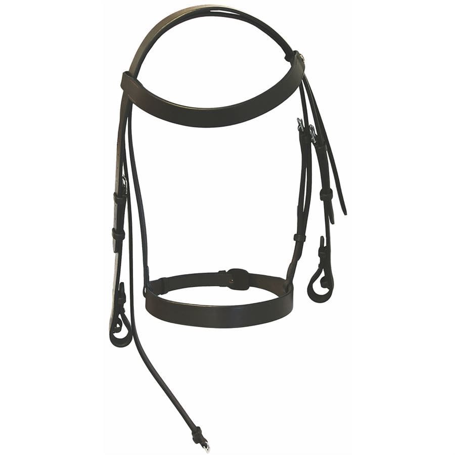 Boomerang Equestrian - Breeze Up Hunting Bridle Black