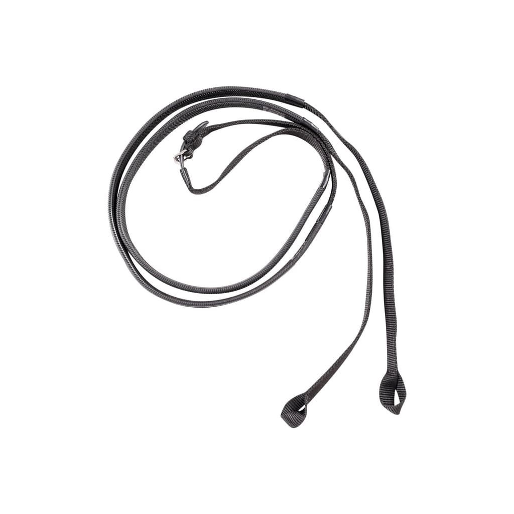 Boomerang Equestrian - Breeze Up Nylon Loop End Reins Black