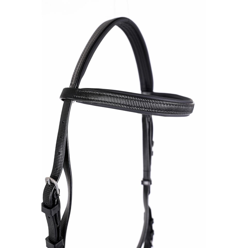 Boomerang Equestrian - Breeze Up Synthetic Race Bridle Black