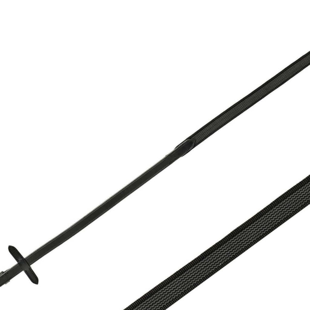 Boomerang Equestrian - Celtic Equine Web Reins Black