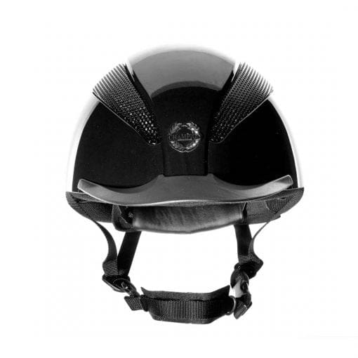 Boomerang Equestrian - Champion Junior Air-Tech Riding Hat Metallic Black