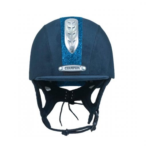 Boomerang Equestrian - Champion Junior X-Air Dazzle Plus Helmet Navy