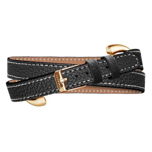 Boomerang Equestrian - Dimacci Ladies Alba Bracelet Black/Rose Gold Plated Clasp