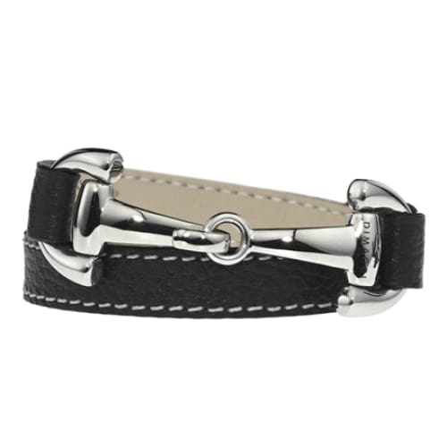 Boomerang Equestrian - Dimacci Ladies Alba Bracelet Black/Stainless Steel Clasp