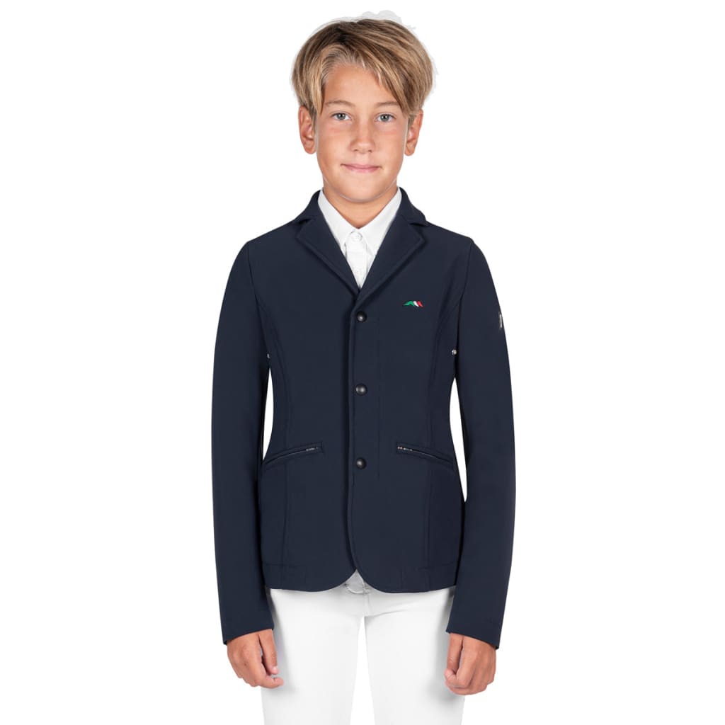 Boomerang Equestrian - Equiline Boy's Competition Jacket JonnyK Navy