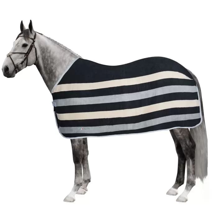 Boomerang Equestrian - Equiline Fleece Blanket Steven Gray/Blue