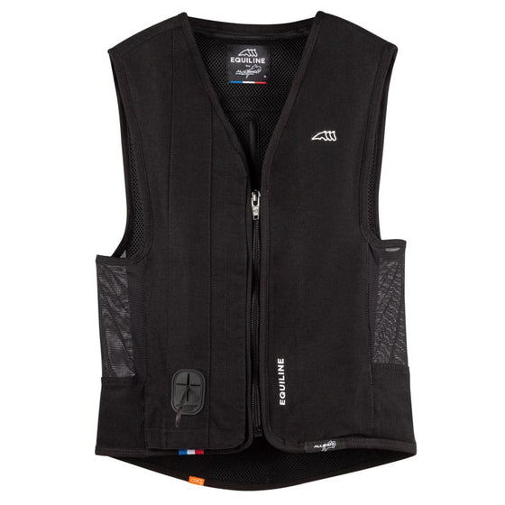 Equiline Horse Riding Air Vest Black - Body Protector