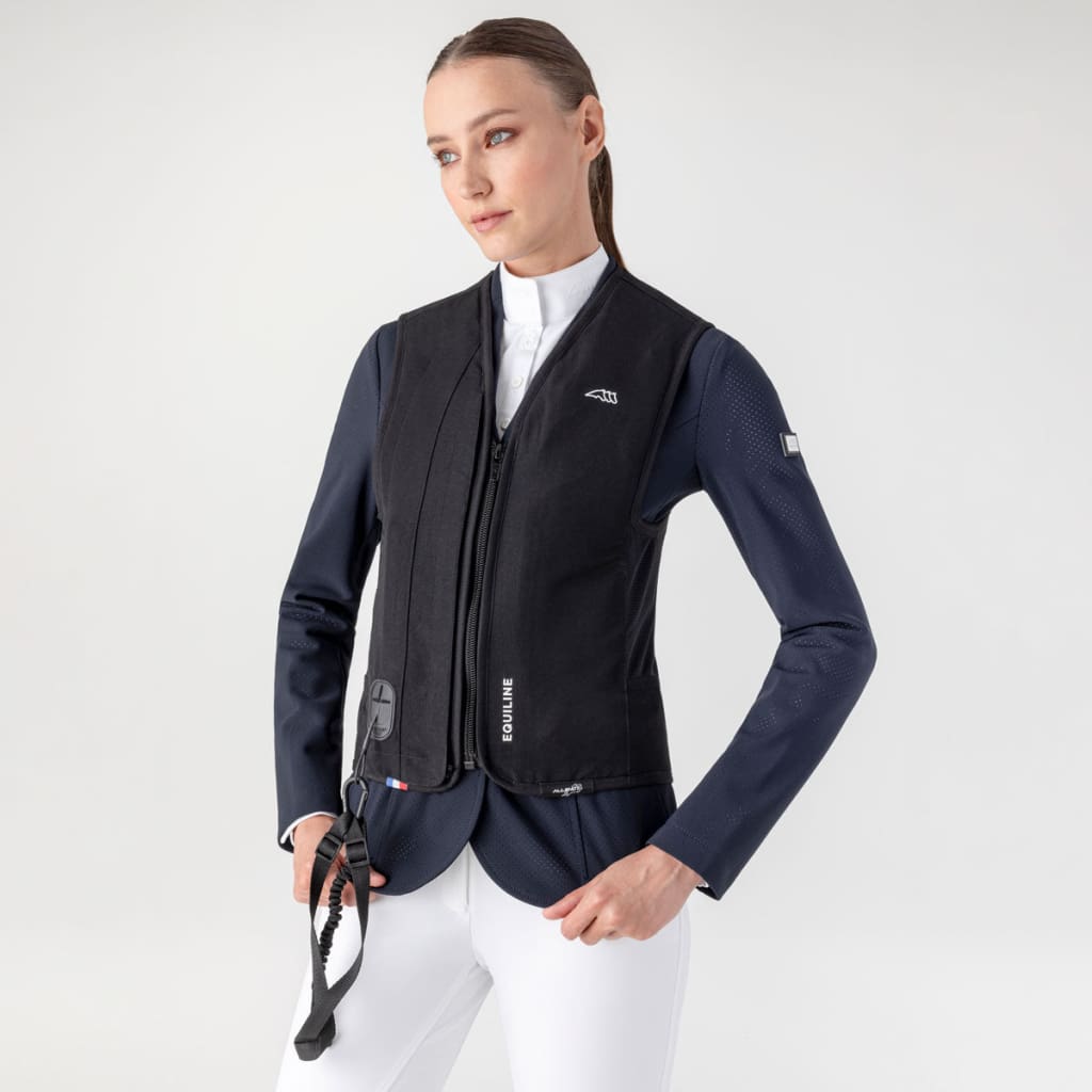 Boomerang Equestrian - Equiline Horse Riding Air Vest Black