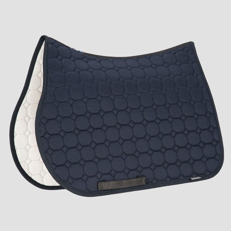 Boomerang Equestrian - Equiline Octagon Saddle Pad Navy