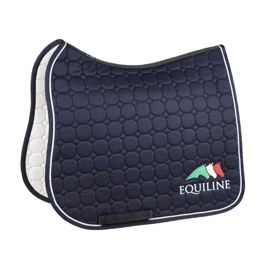 Boomerang Equestrian - Equiline Octagone Team Collection Saddlepad Navy