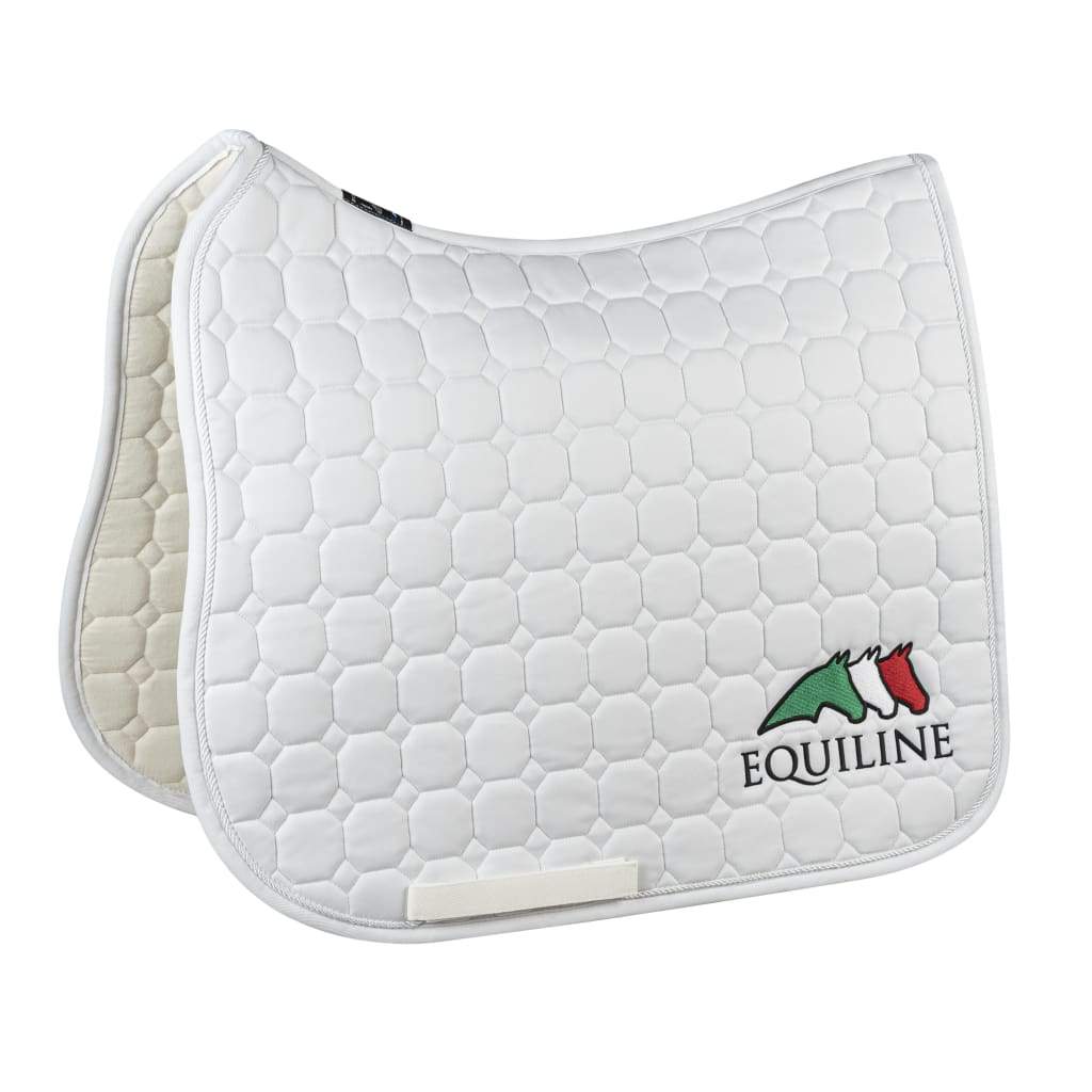 Boomerang Equestrian - Equiline Octagone Team Collection Saddlepad White
