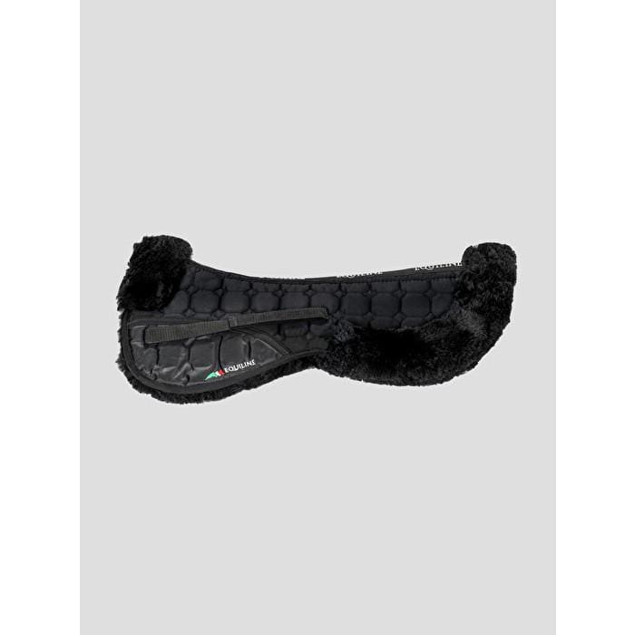 Boomerang Equestrian - Equiline Sheepskin Saddle Pad Black