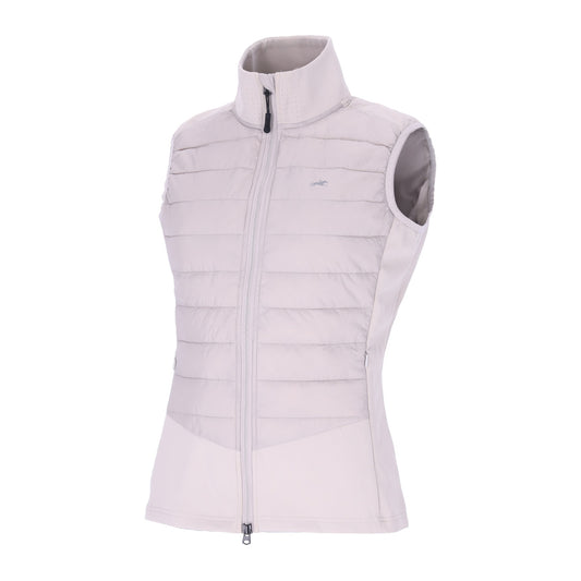 Grey sporty gilet on a white background