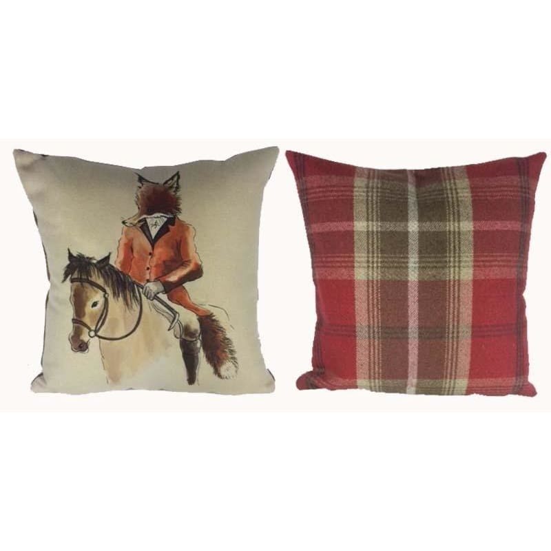 Boomerang Equestrian - Grays Mister Fox Cushion