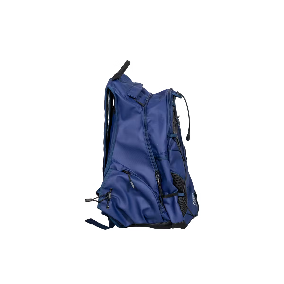 Blue backpack on a transparent background