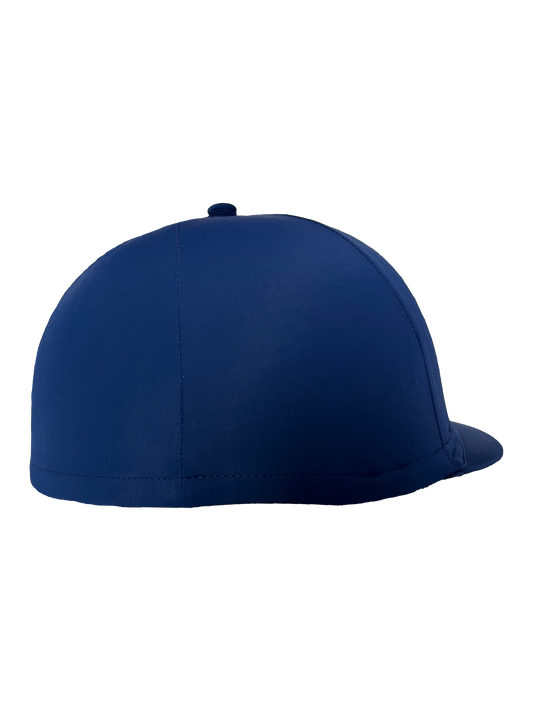 Navy blue hat silk on a white background