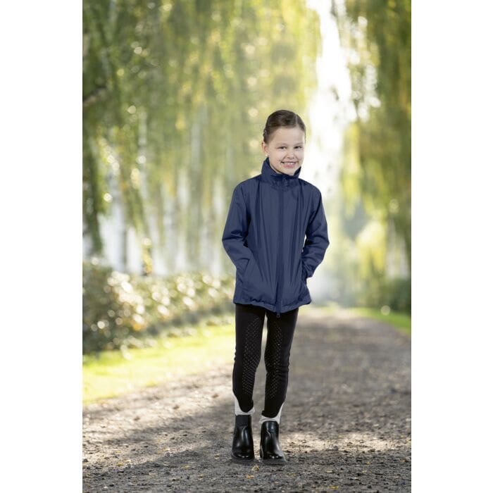 Boomerang Equestrian - HKM Kids Rain Jacket Rainy Day Navy