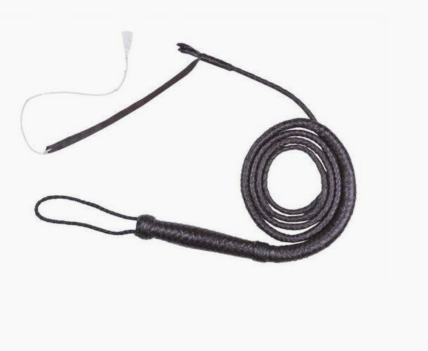 HKM Western Whip Dark Brown