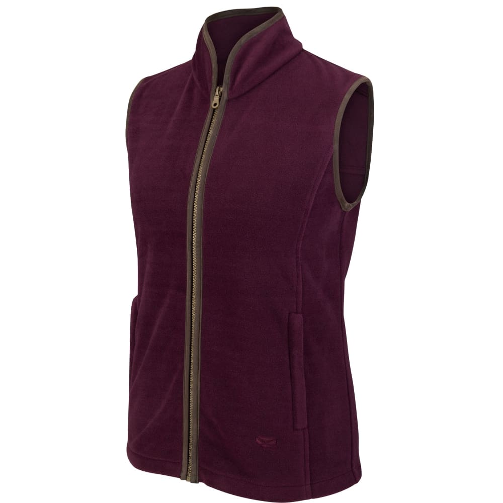 Boomerang Equestrian - Hoggs Of Fife Ladies Stenton Fleece Gilet Merlot