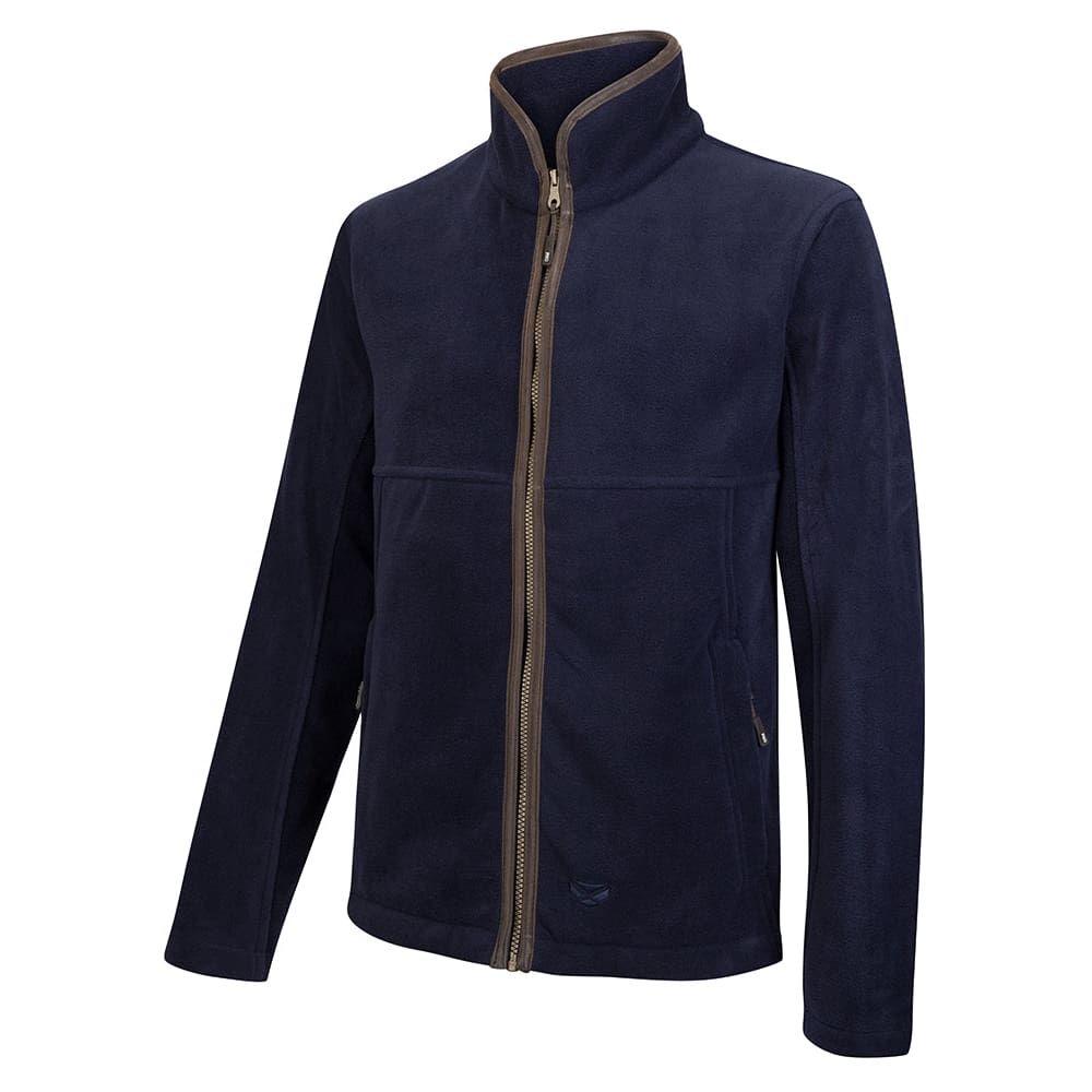 Boomerang Equestrian - Hoggs Of Fife Men's Stenton Fleece Jacket Navy