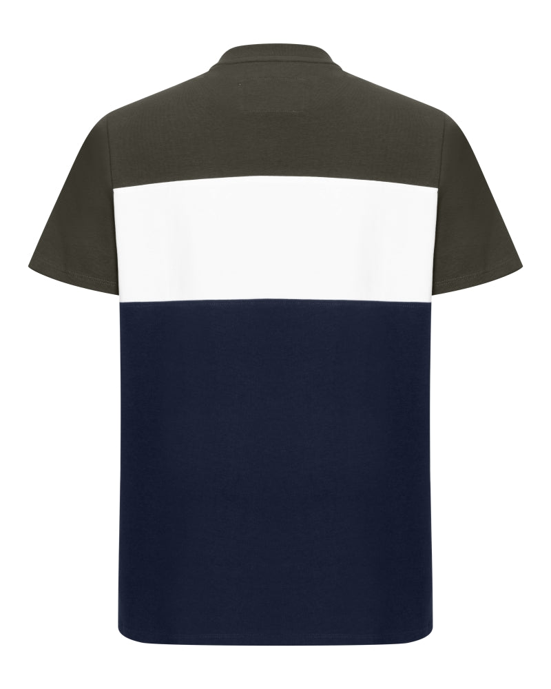 Hoggs of Fife Mens Dalbeattie Colour Block Tshirt