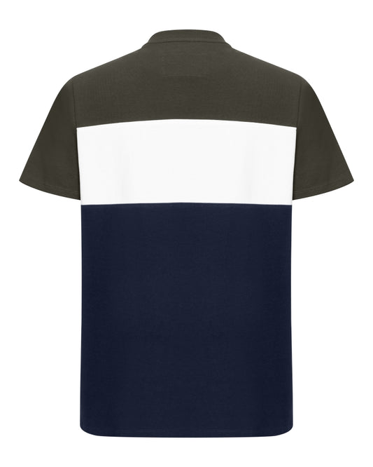 Hoggs of Fife Mens Dalbeattie Colour Block Tshirt