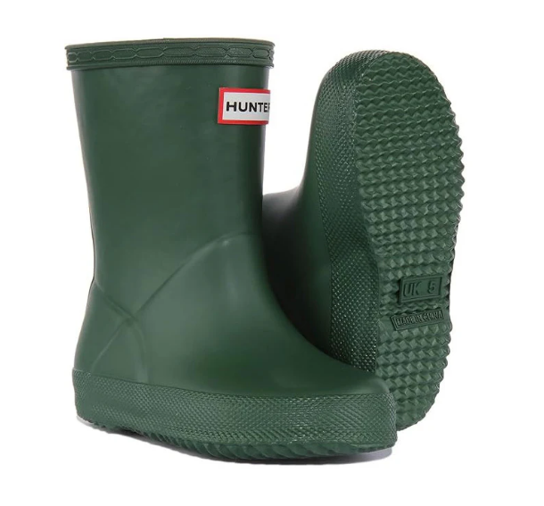 Hunter Kids First Wellington Boots Hunter Green
