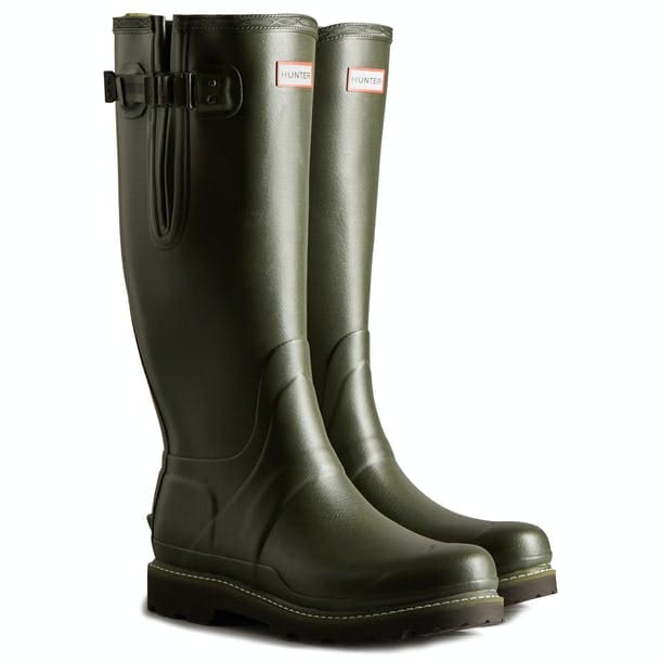 Boomerang Equestrian - Hunter Men's Balmoral Adjustable Commando Tall Boot Dark Olive