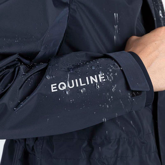 Boomerang Equestrian - Equiline Unisex Waterproof Raincoat Revek Navy