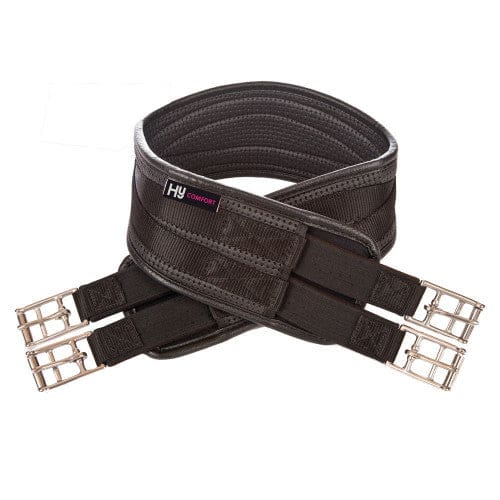 Boomerang Equestrian - Hy Comfort Waffle Girth Elasticated One End Brown