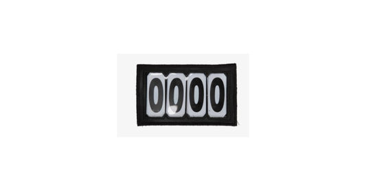 Kentucky Head Number PVC Velcro 4 Numbers