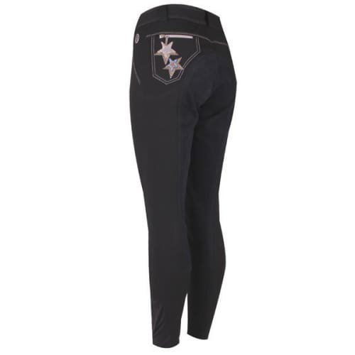 Boomerang Equestrian - Imperial Riding Ladies Heartbreaker Breeches Black