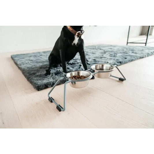 Boomerang Equestrian - Kentucky Comfort Dog Feeder Dusty Blue