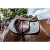 Kentucky Saddle Pad Classic Leather Jumping Dusty Green - FULL - Saddle Pad