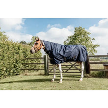  Kentucky Turnout Rug Quick Dry Fleece With Neck 150 g Navy - Horse Rug
