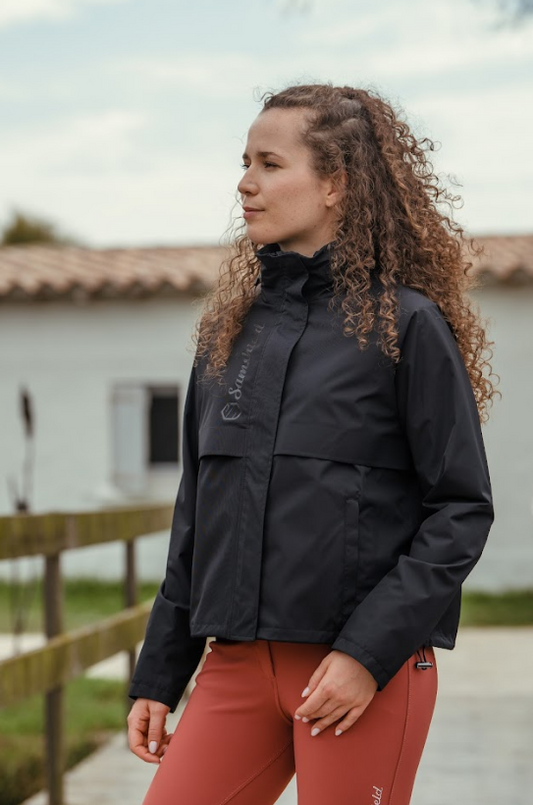 Boomerang Equestrian - Samshield Ladies Raincoat Lina Navy