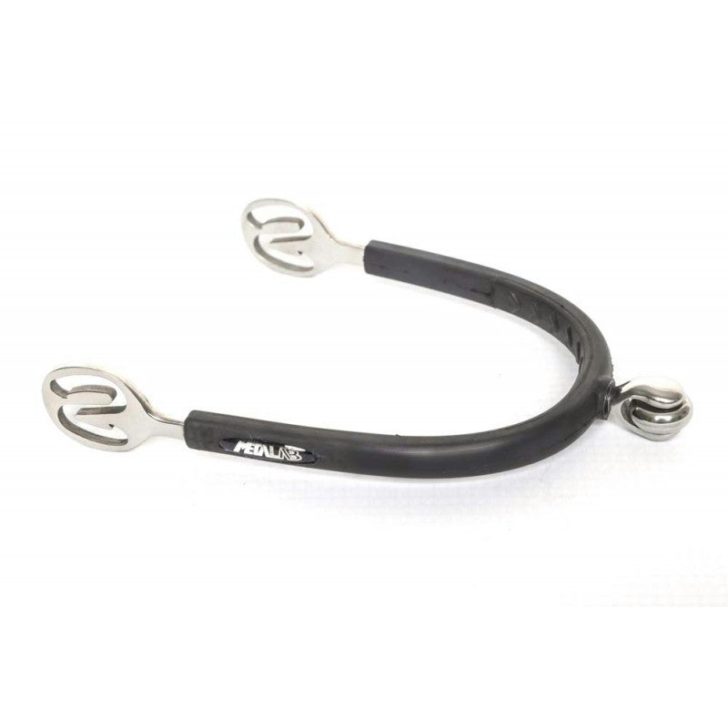 Boomerang Equestrian - Metalab "Soft Touch" Rubber Spurs With Roller
