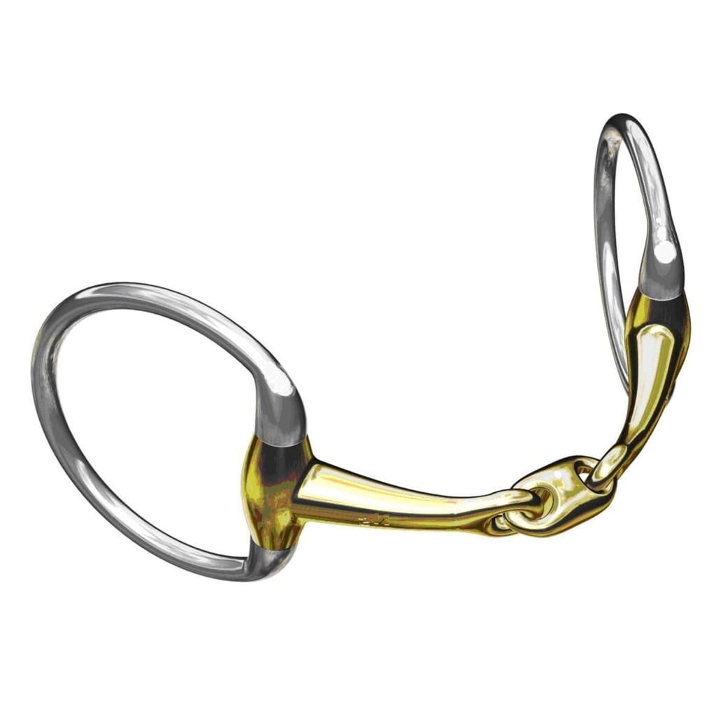 Boomerang Equestrian - Neue Schule Tranz Angled Lozenge Eggbutt Snaffle Bit