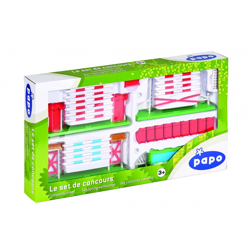 Papo competition set packaging on a white background